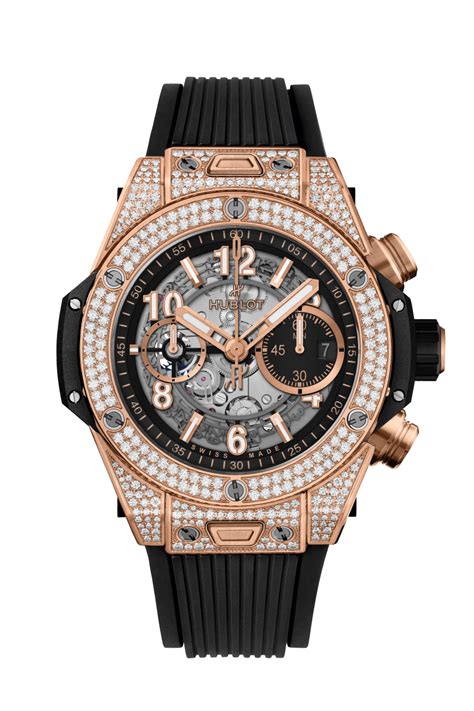 hublot big bang king power unico diamond king gold pavé|Hublot .